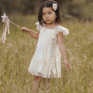 Edie Dress in Champagne Stars